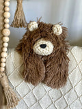 Brown Bear Lovey Security Blanket