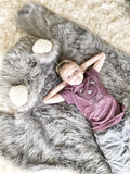 Gray Grizzly Bear Rug